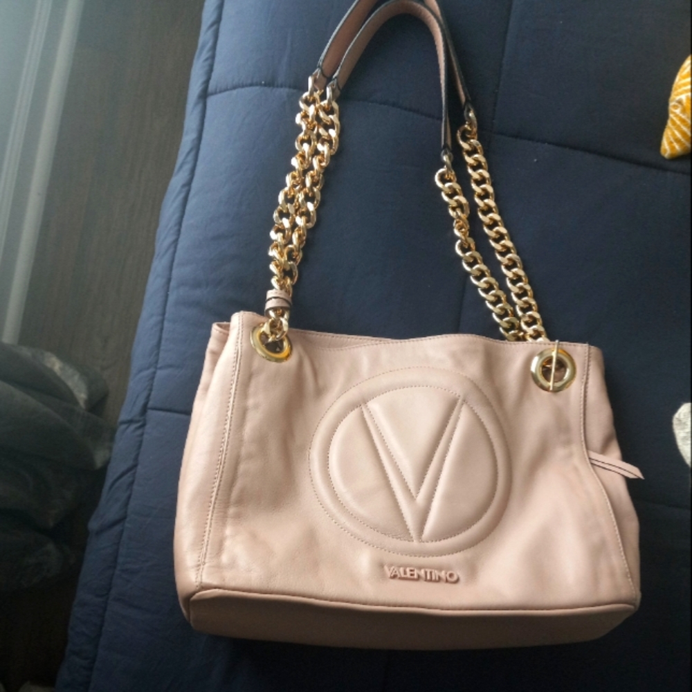 Valentino Soft Leather Shoulder Bag